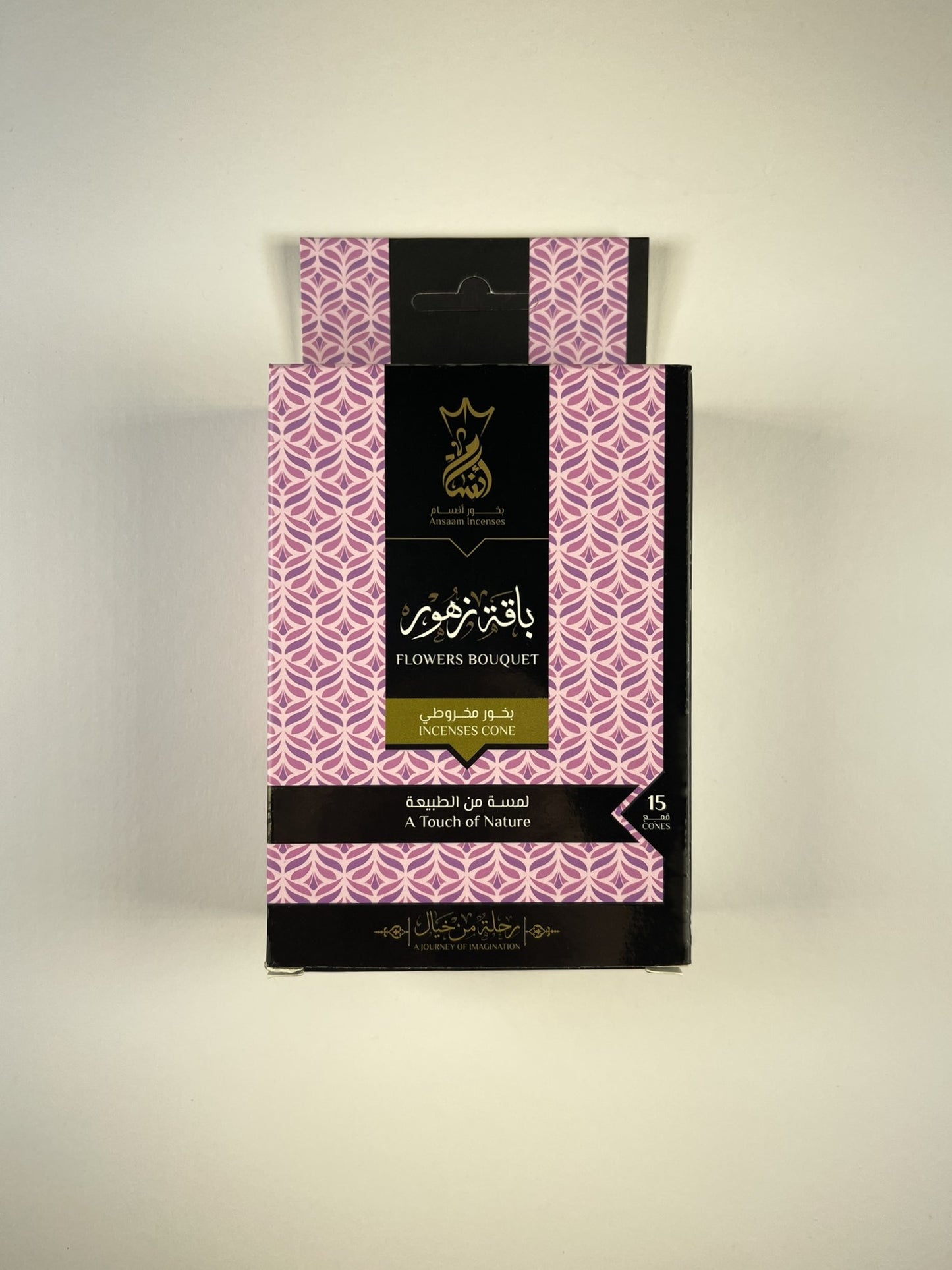 Flowers bouquet incense cones front