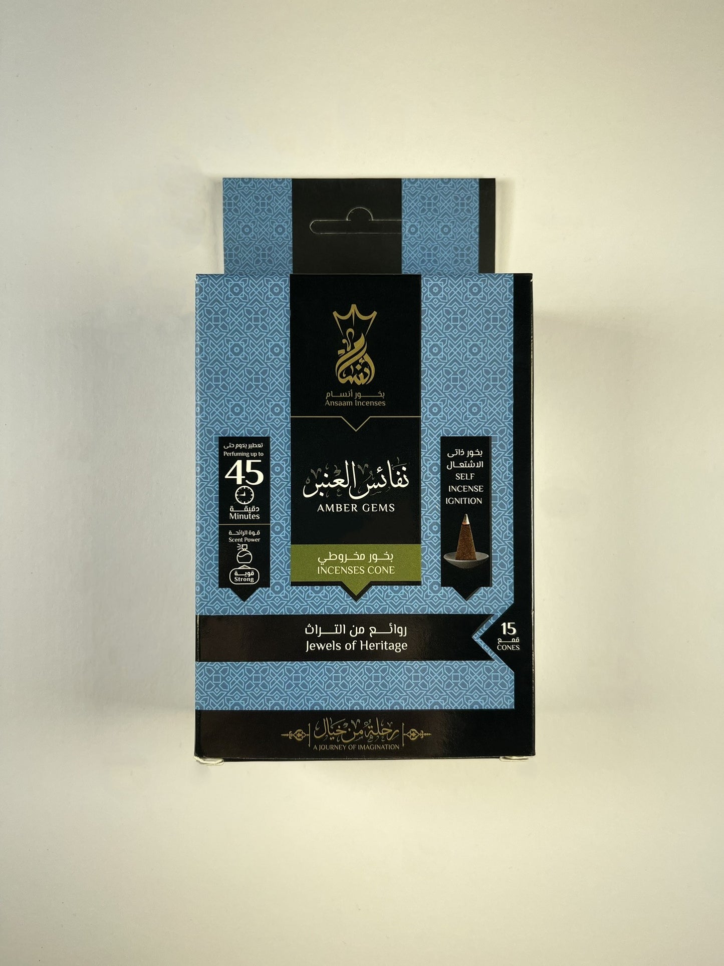 amber gems incense cones