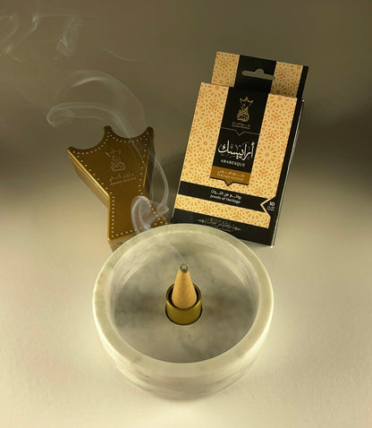 arabesque incense cones cover