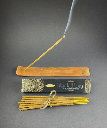 black flora incense sticks